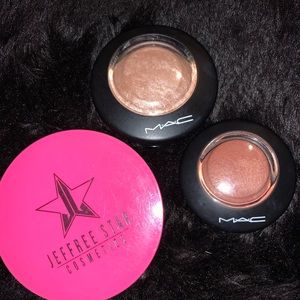 2 highlighters and one Mac blush